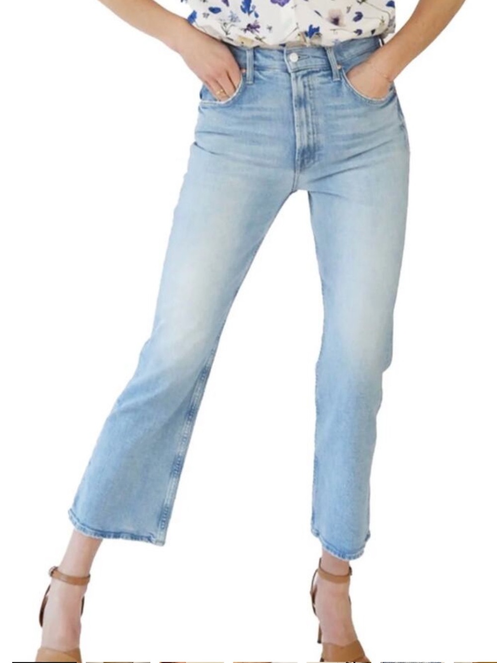 MOTHER Superior The Scooter Ankle Jeans Don't Be A Square 24